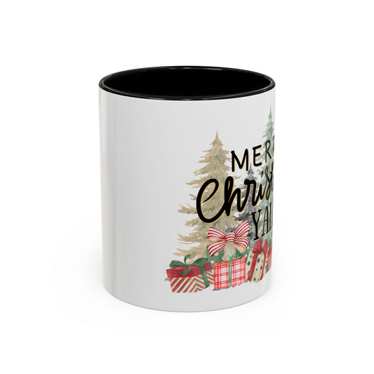 Christmas Coffee Mug, 11oz, "Merry Christmas Yall"