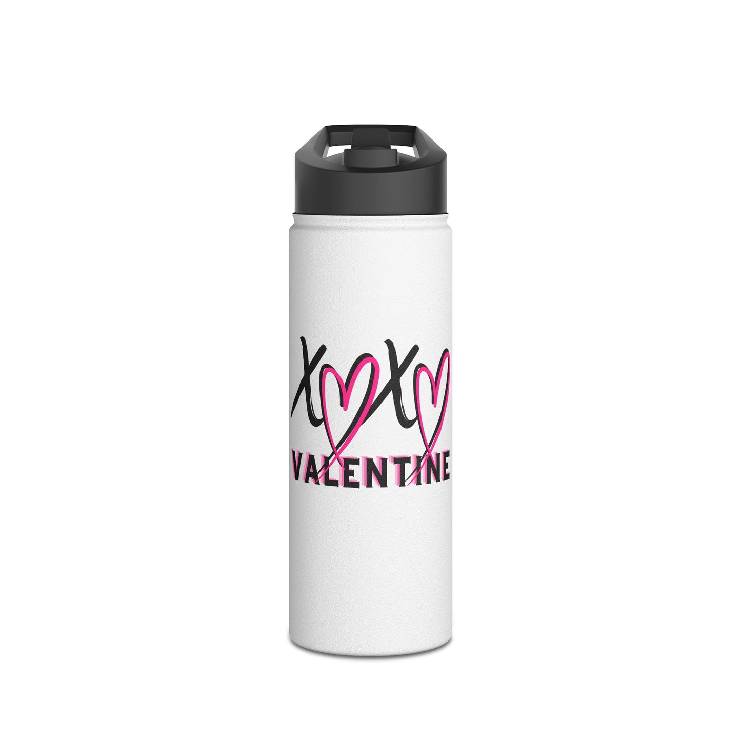 XOXO Stainless Steel Water Bottle — Valentine's Day Water Bottle