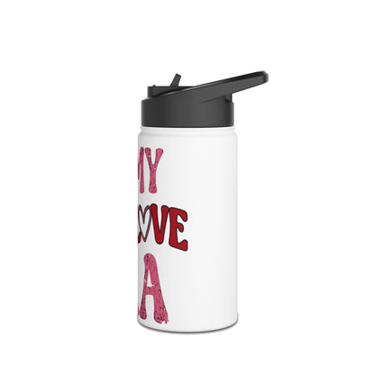 "In My Self Love Era" Stainless Steel Valentines Water Bottle — Valentine's Day Water Bottle