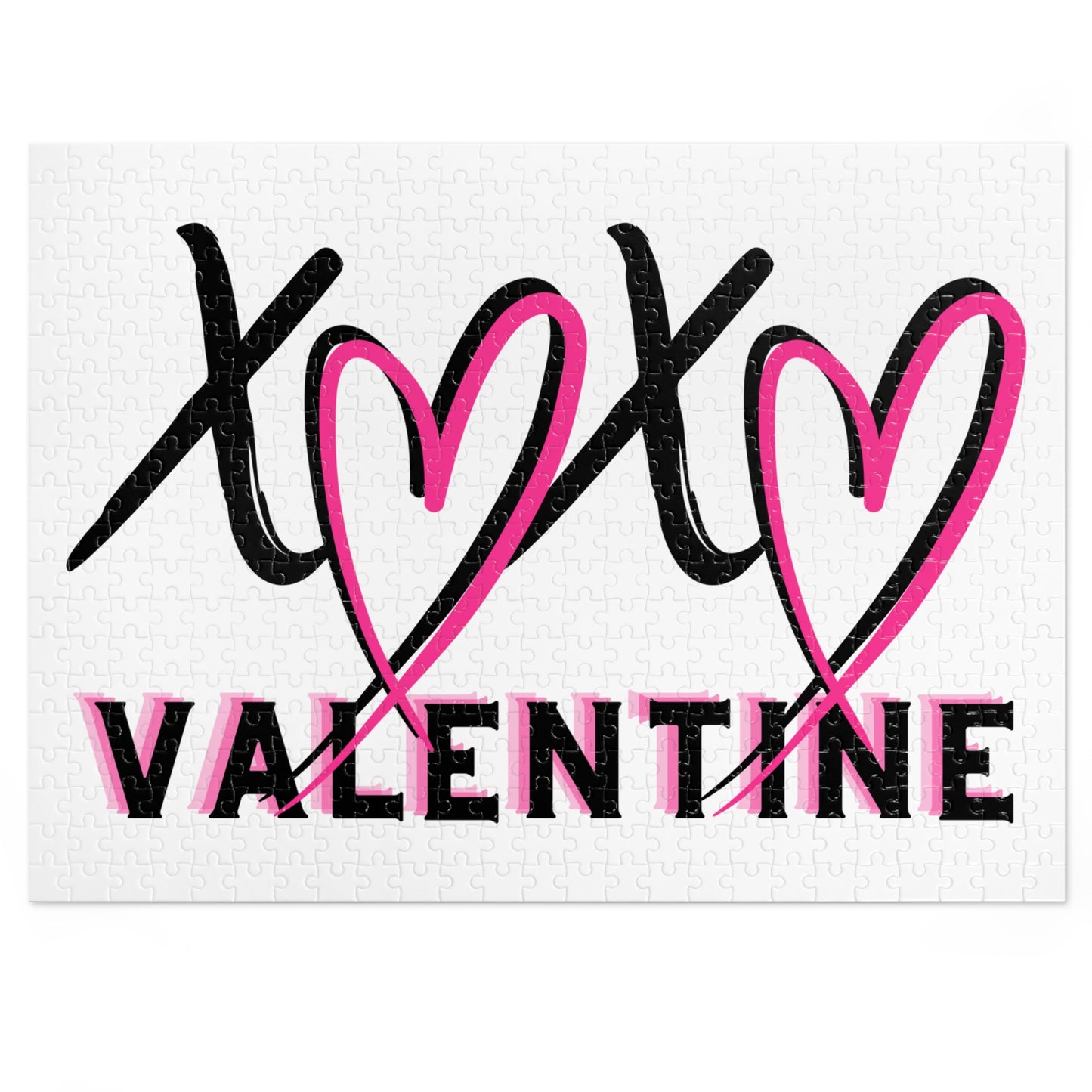 Valentines XOXO Jigsaw Puzzle — Romantic Tin Box Gift