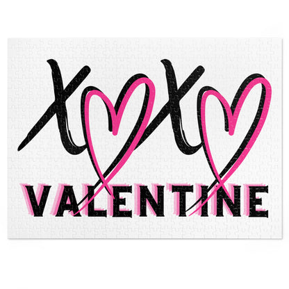 Valentines XOXO Jigsaw Puzzle — Romantic Tin Box Gift