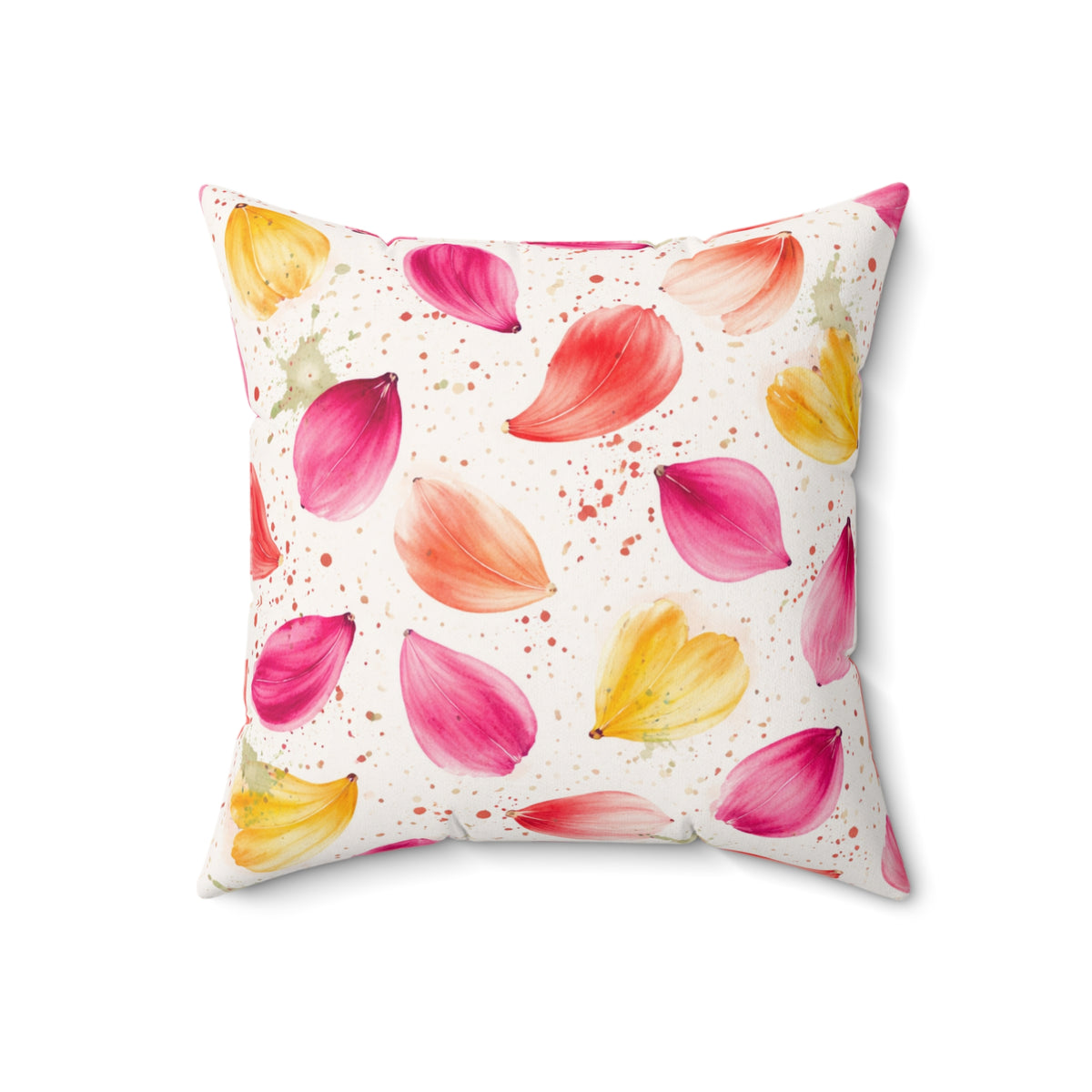 Petals & Petty Energy Double-Sided Throw Pillow | Floral Attitude Pillow by Subbin4Sanity
