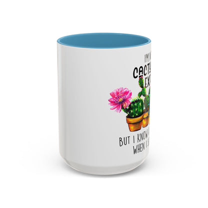 Coffee Mug, 11oz, "No Cactus Expert"