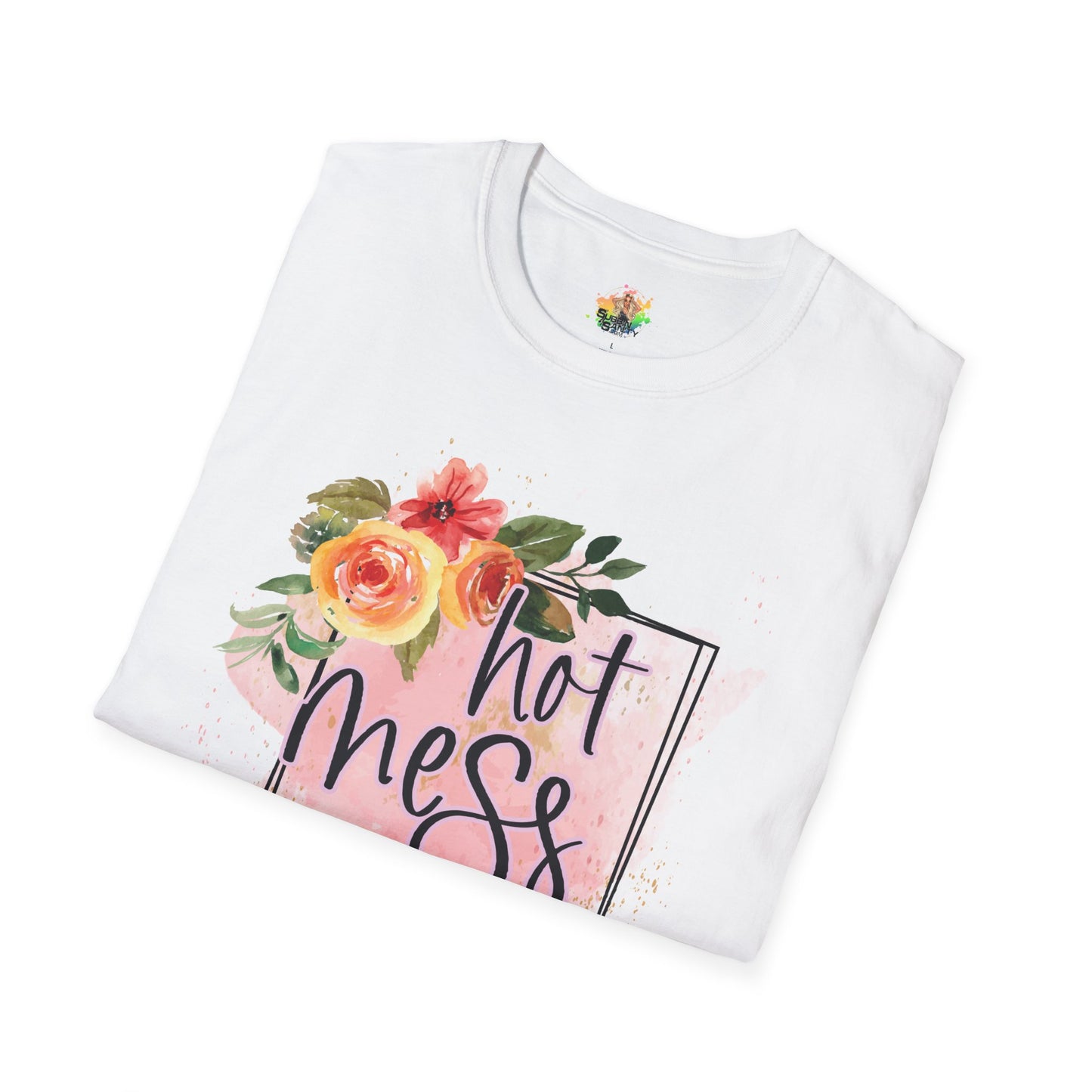 Hot Mess Express Graphic T-Shirt | Funny Chaos Life Statement Tee by Subbin4Sanity
