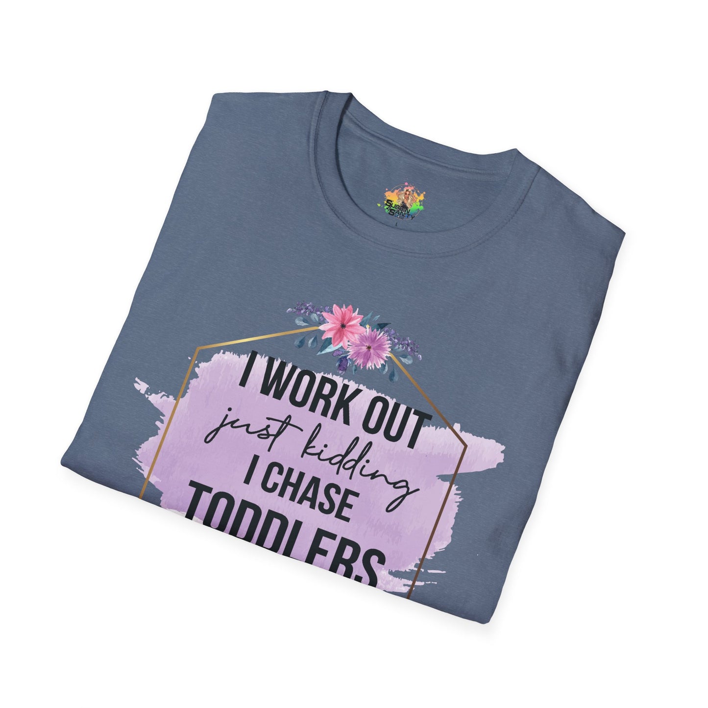 I Chase Toddlers Graphic T-Shirt | Funny Parenting Life Statement Tee by Subbin4Sanity