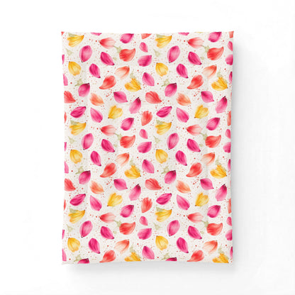 Watercolor Spring Petals Pattern – Splatter Bloom Collection – Comforter