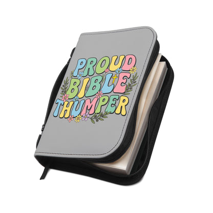 Proud Bible Thumper Multicolor Spring Easter Faith Zippered Bible Cover