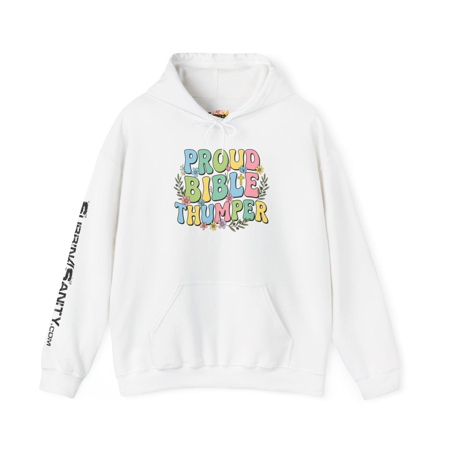 Proud Bible Thumper Multicolor Spring Easter Faith Hoodie