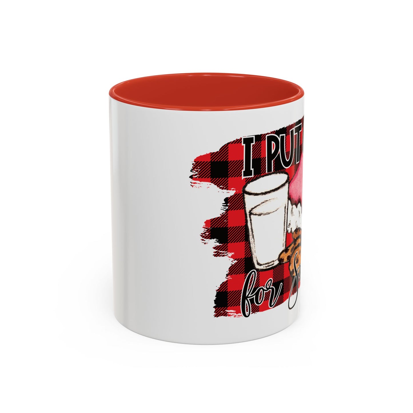 Christmas Coffee Mug, 11oz, "I put out for Santa"