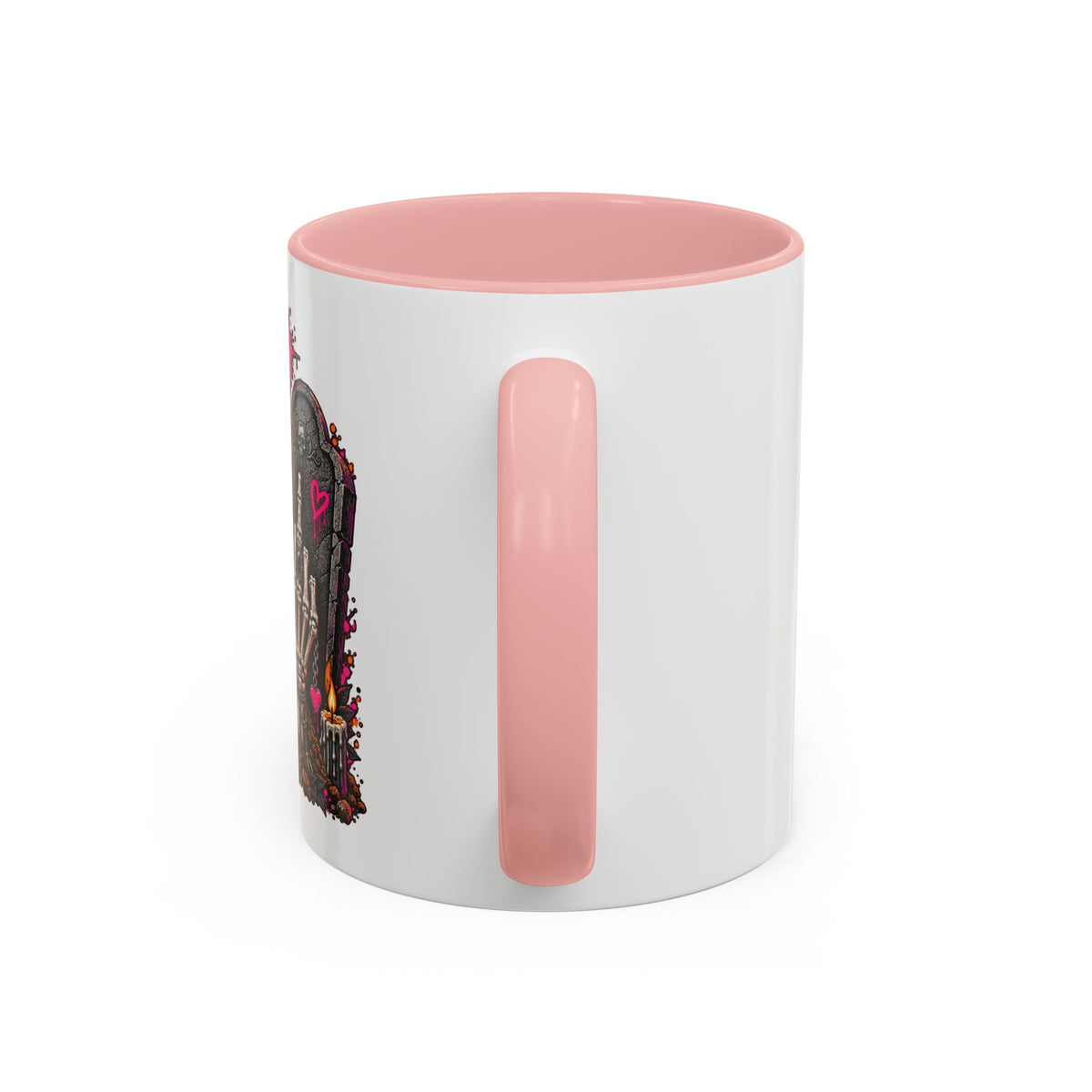 I Buried My Last Fuck Right Here Coffee Mug | Sarcastic Gothic Ceramic Mug by Subbin4Sanity
