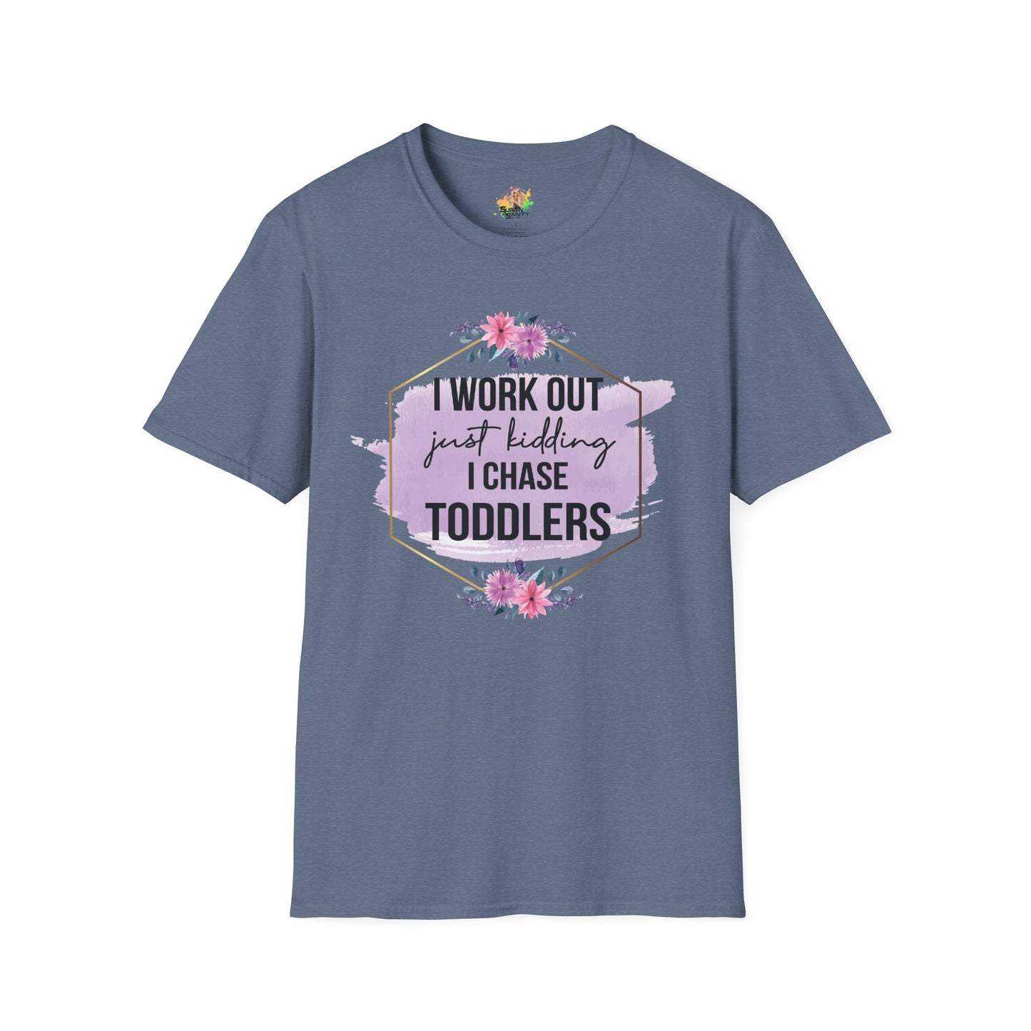 I Chase Toddlers Graphic T-Shirt | Funny Parenting Life Statement Tee by Subbin4Sanity