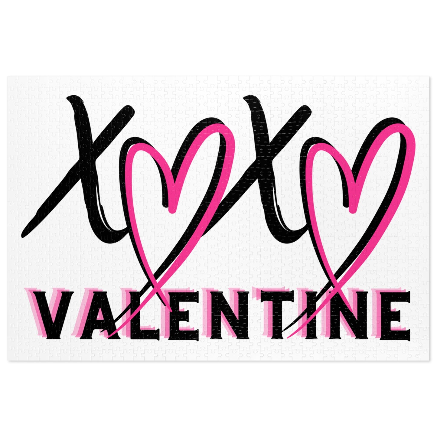 Valentines XOXO Jigsaw Puzzle — Romantic Tin Box Gift