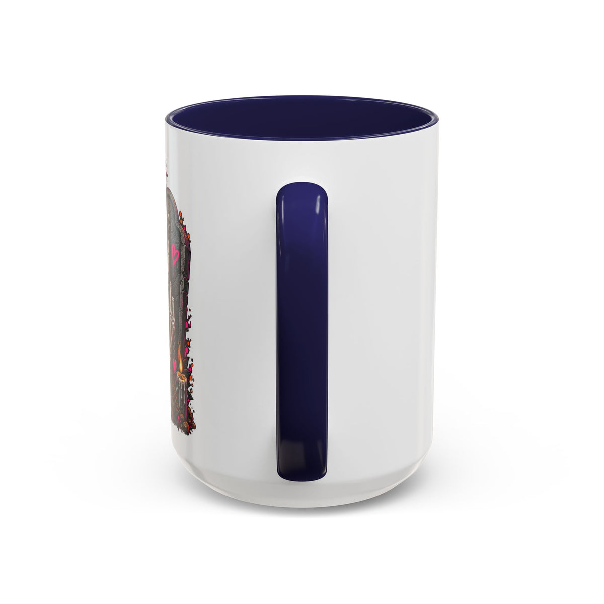 I Buried My Last Fuck Right Here Coffee Mug | Sarcastic Gothic Ceramic Mug by Subbin4Sanity