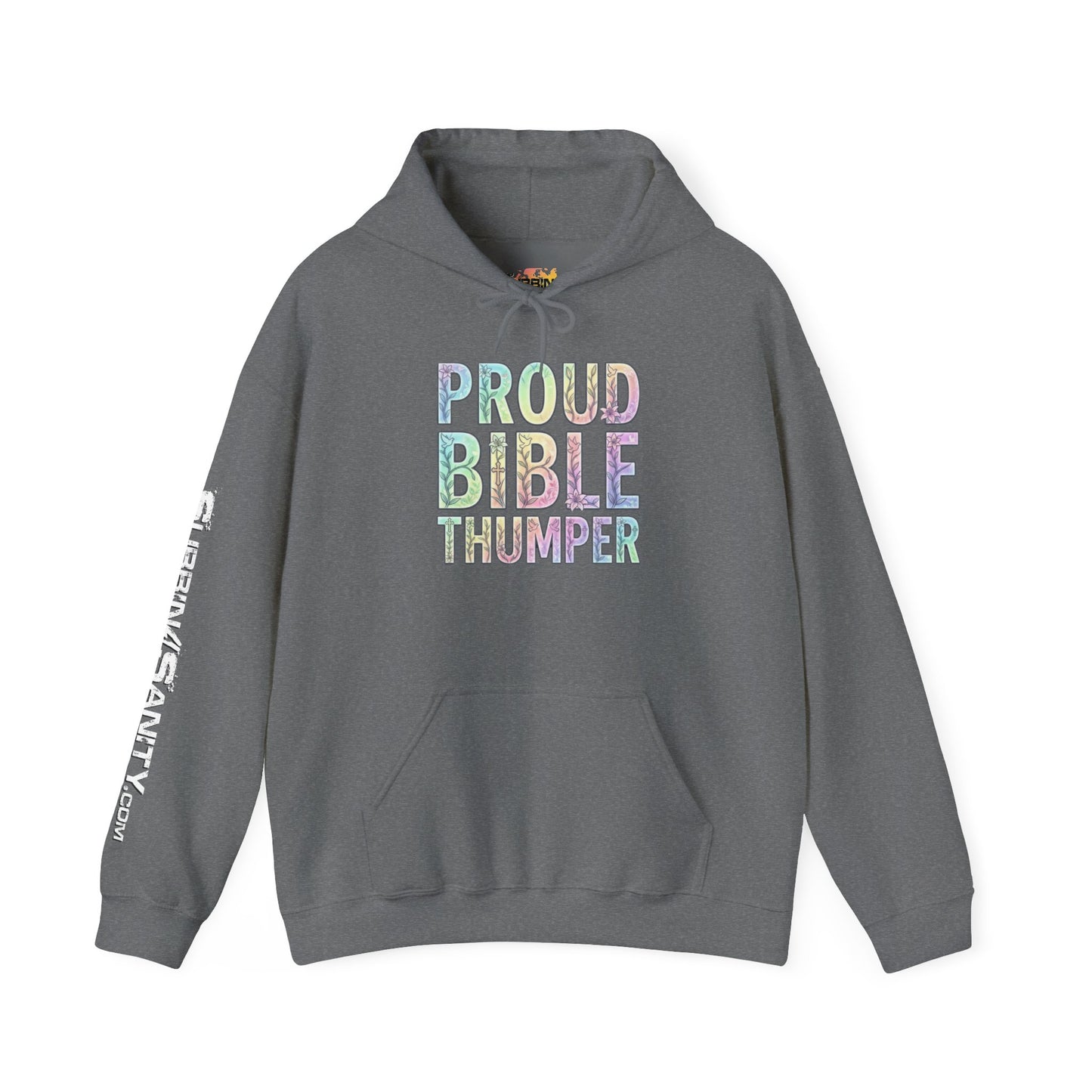 Proud Bible Thumper Pastel Rainbow Easter Faith Hoodie