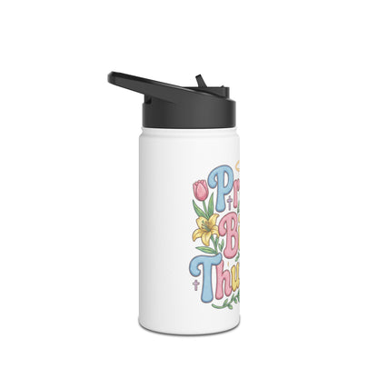 Proud Bible Thumper Rose Easter Faith Stainless Steel Water Bottle