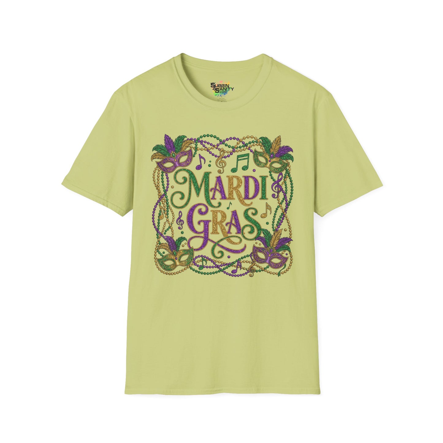 "Mardi Gras" | Unisex Softstyle T-Shirt