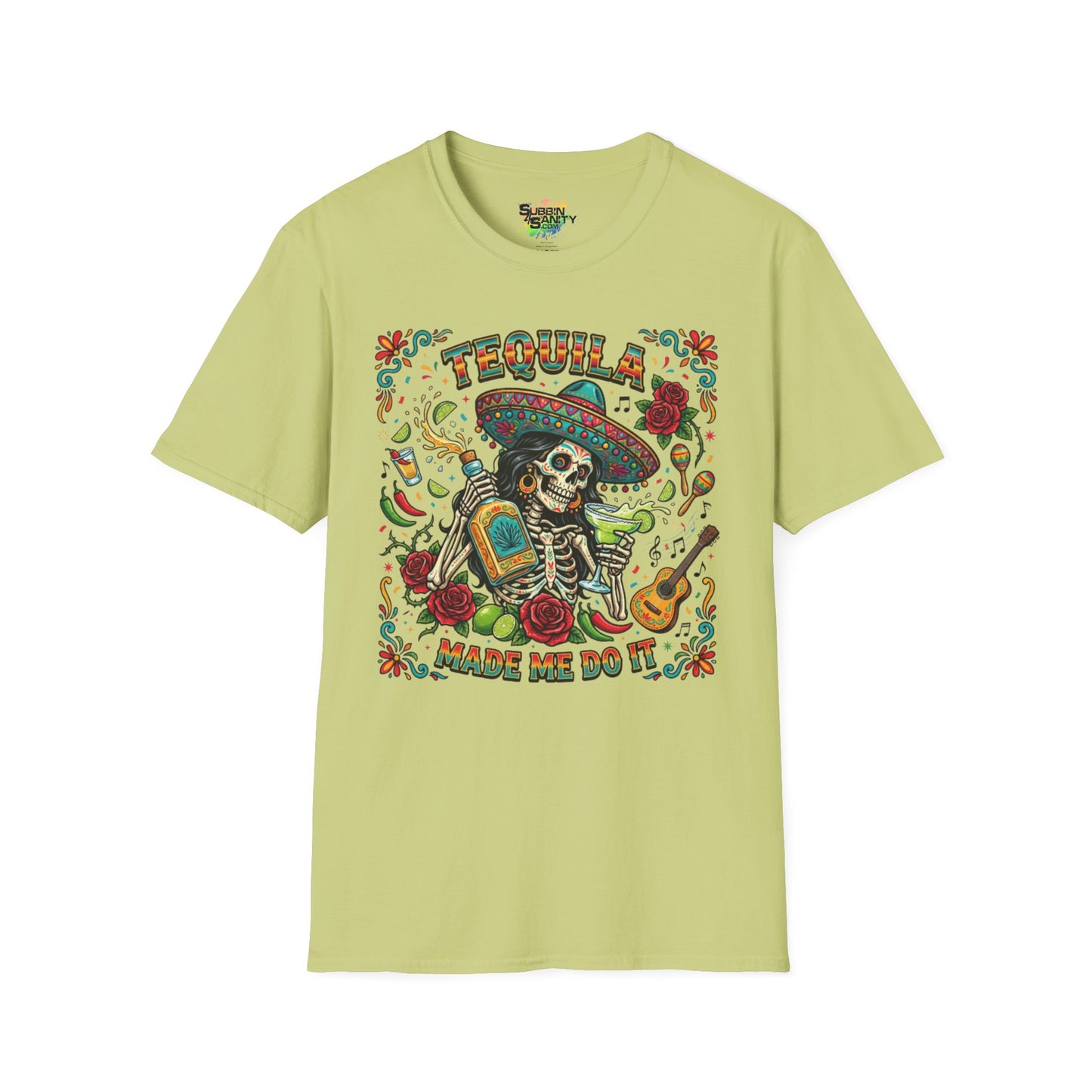 "Tequila Made Me Do It" | Unisex Softstyle T-Shirt