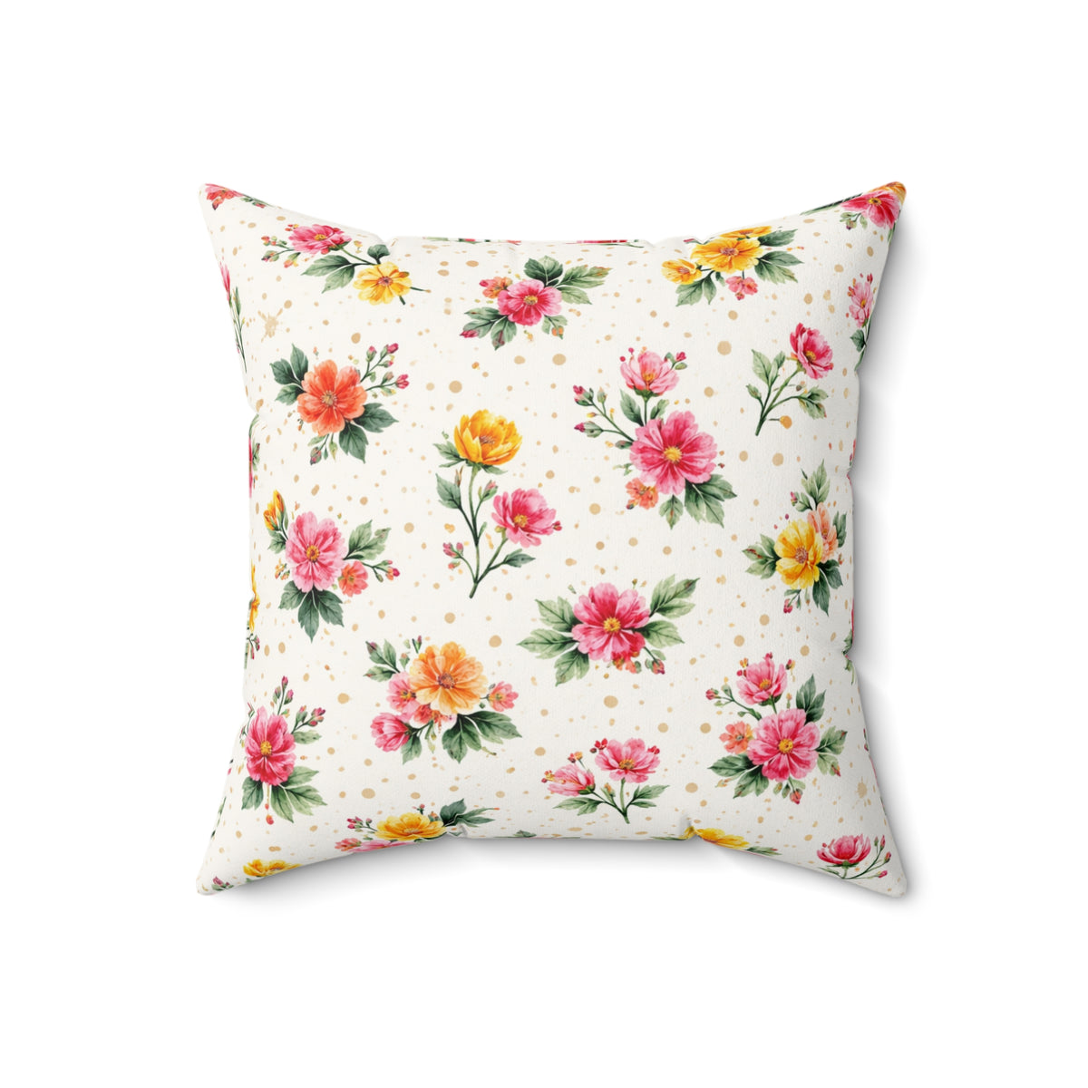 Fresh Season Same Attitude Double-Sided Throw Pillow | Floral Spring Statement Pillow by Subbin4Sanity