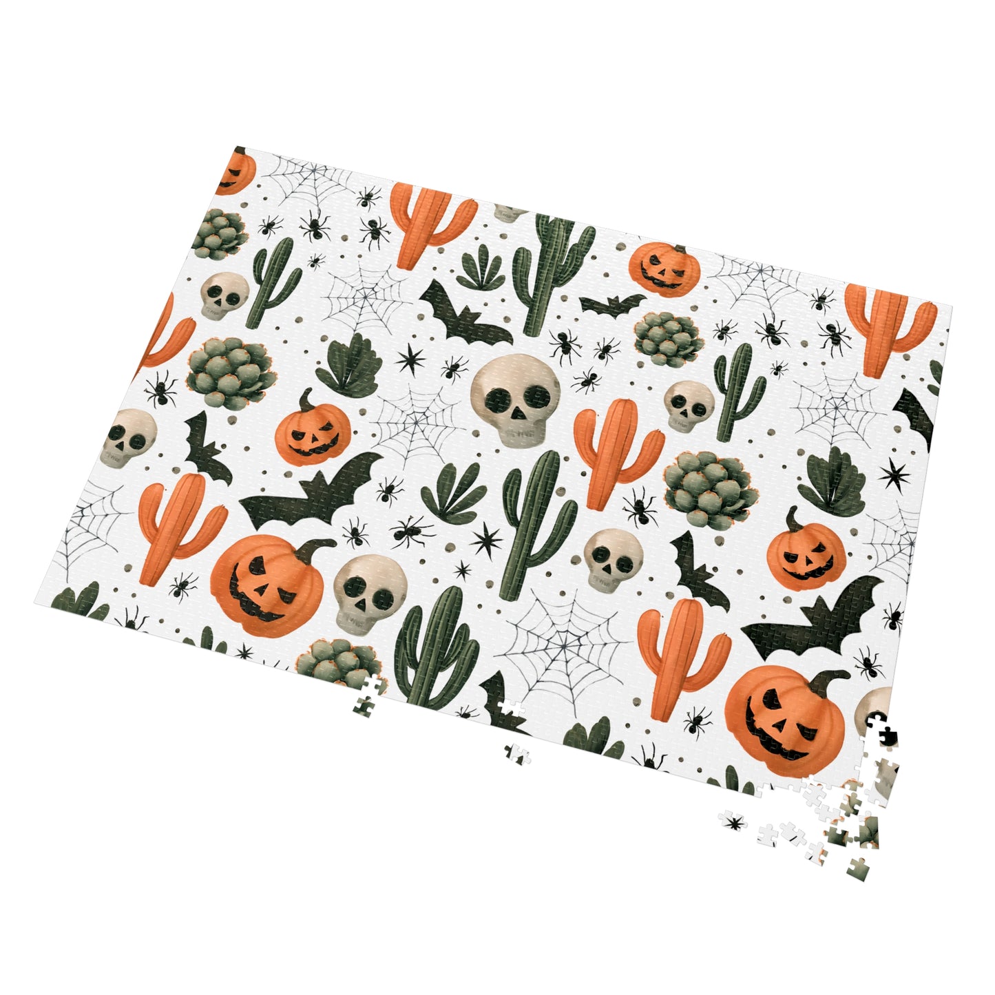 Halloween Puzzle with Tin Box