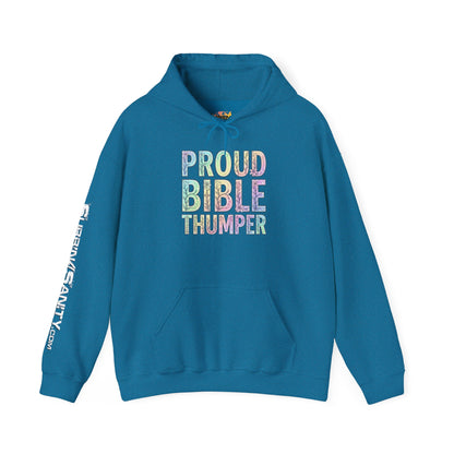 Proud Bible Thumper Pastel Rainbow Easter Faith Hoodie