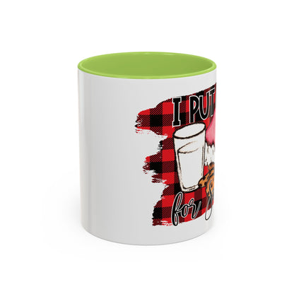 Christmas Coffee Mug, 11oz, "I put out for Santa"