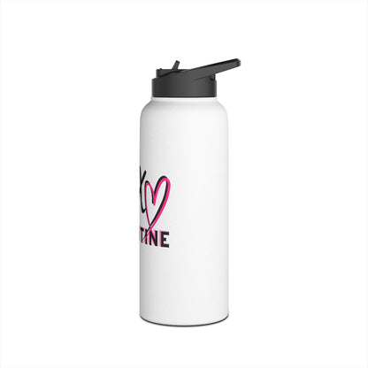 XOXO Stainless Steel Water Bottle — Valentine's Day Water Bottle