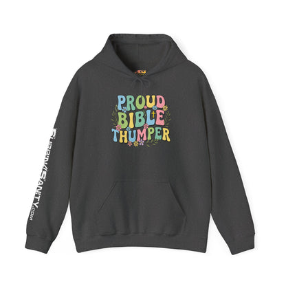 Proud Bible Thumper Multicolor Spring Easter Faith Hoodie