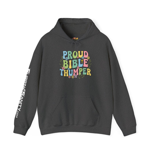 Proud Bible Thumper Multicolor Spring Easter Faith Hoodie