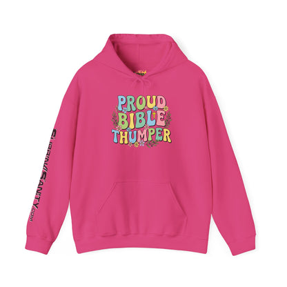 Proud Bible Thumper Multicolor Spring Easter Faith Hoodie