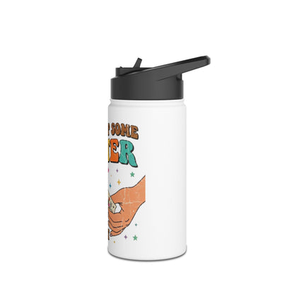"Rollin Up Some Easter Spirit" Stainless Steel Water Bottle
