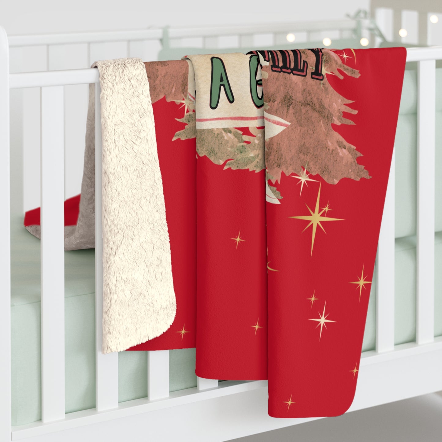 Christmas Sherpa Fleece Blanket