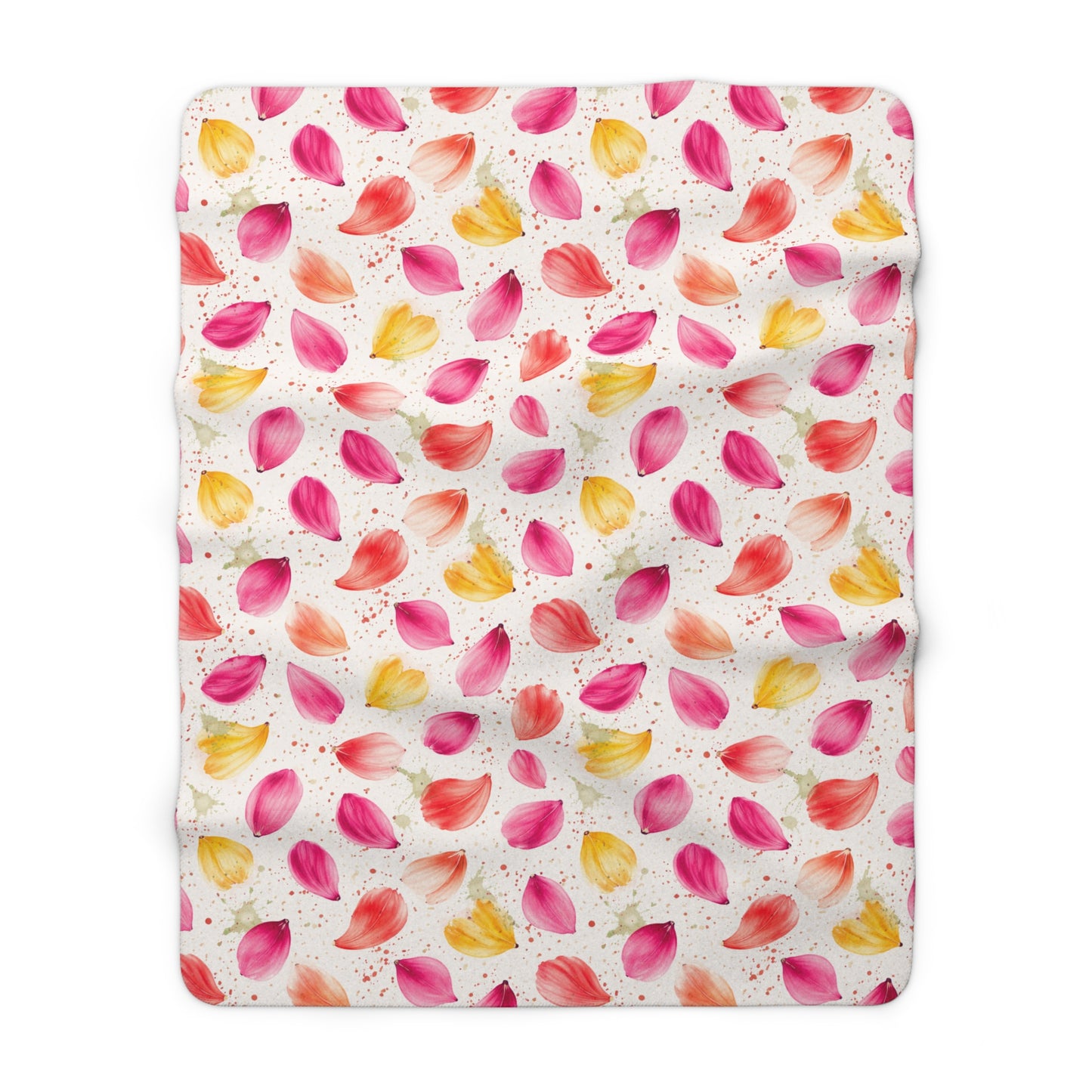 Watercolor Spring Petals Pattern – Splatter Bloom Collection – Original Seamless Design By Subbin4Sanity