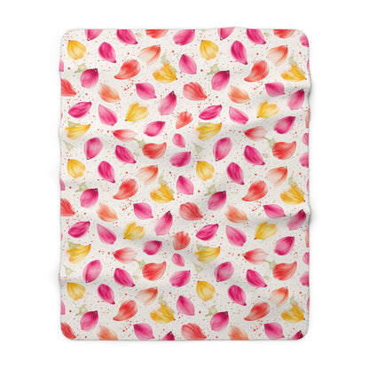 Watercolor Spring Petals Pattern – Splatter Bloom Collection – Original Seamless Design By Subbin4Sanity