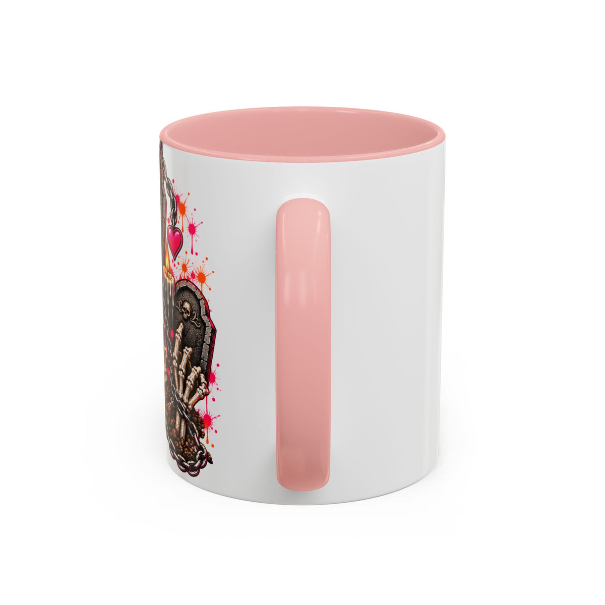 Dirt & Defiance Coffee Mug | Gothic Skull & Coffin Ceramic Mug by Subbin4Sanity