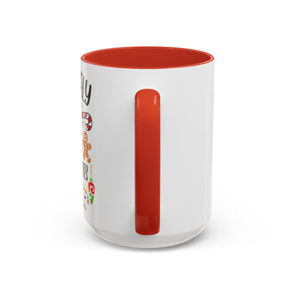 Christmas Coffee Mug, 11oz, "Eat Santa's Cookies"
