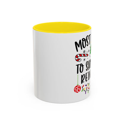 Christmas Coffee Mug, 11oz, "To shoot a Reindeer"