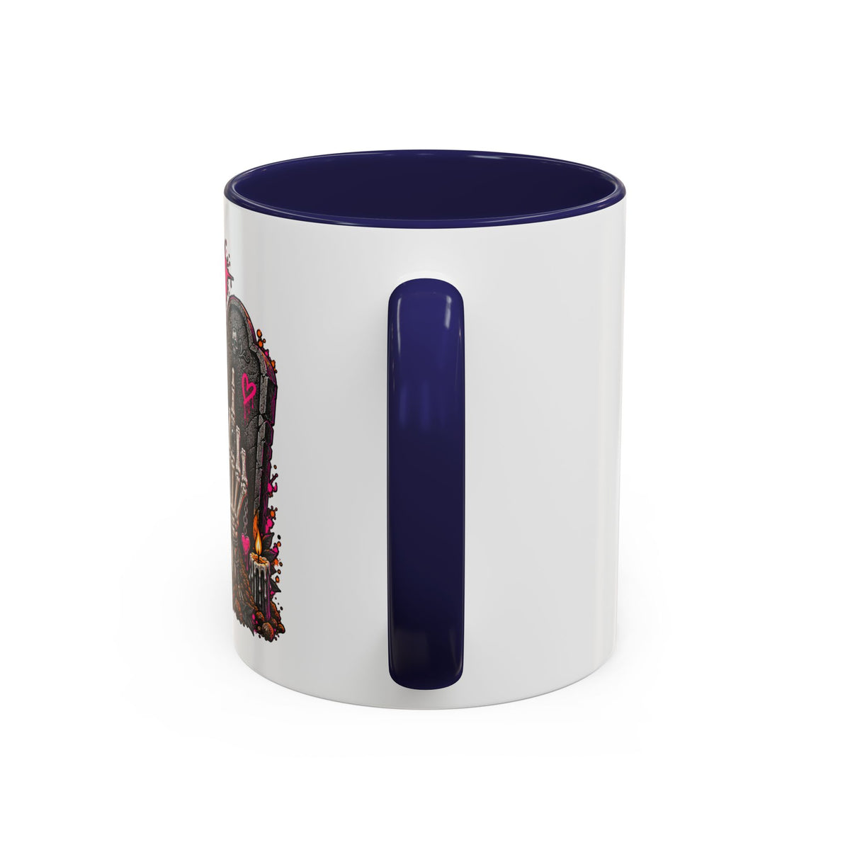 I Buried My Last Fuck Right Here Coffee Mug | Sarcastic Gothic Ceramic Mug by Subbin4Sanity