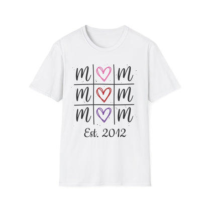 "Tik-Tak-Toe MoM" | Customizable Unisex Softstyle T-Shirt