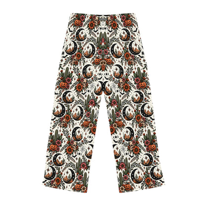 Crescent Blooms Pajama Pants | Boho Halloween Sleepwear by Subbin4Sanity
