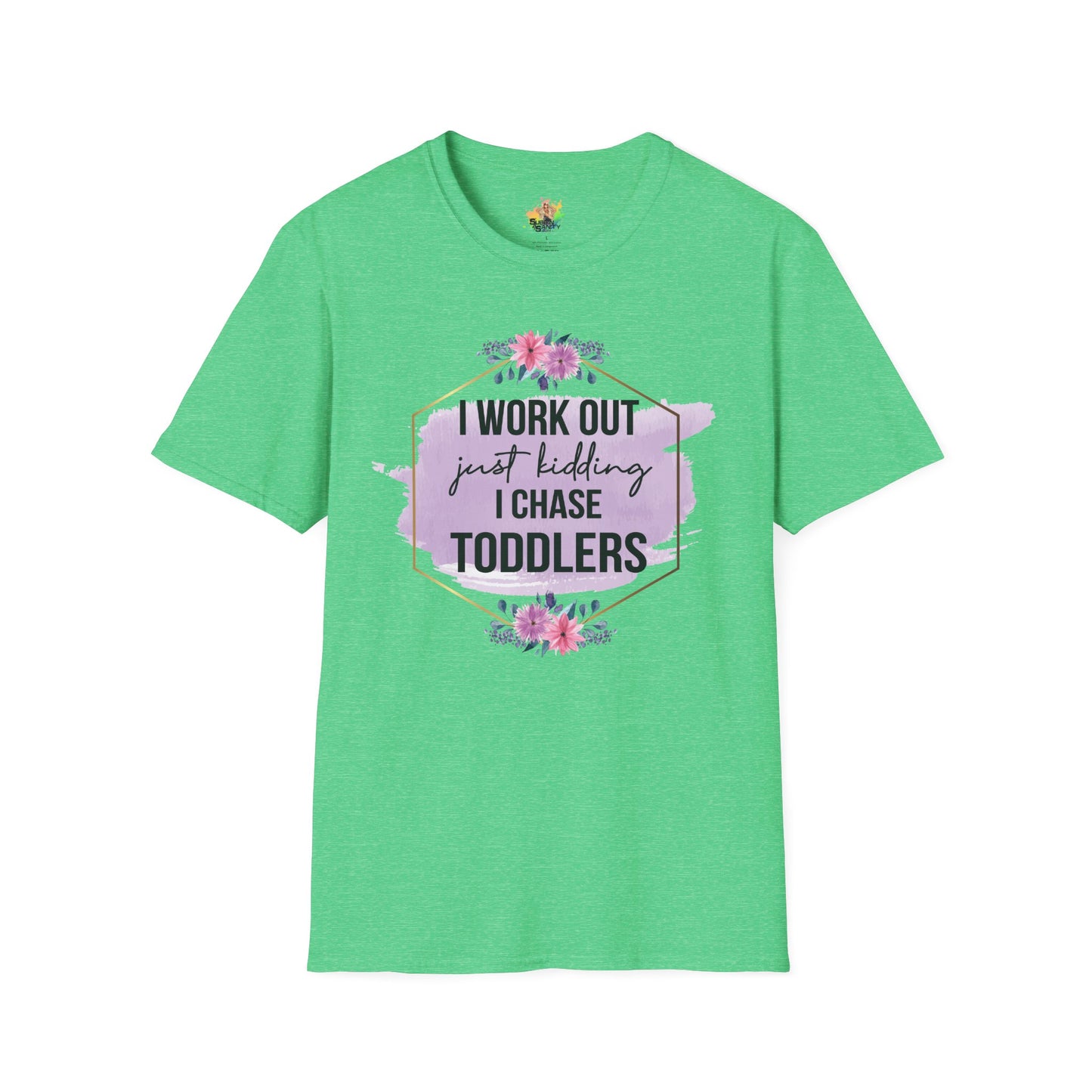I Chase Toddlers Graphic T-Shirt | Funny Parenting Life Statement Tee by Subbin4Sanity