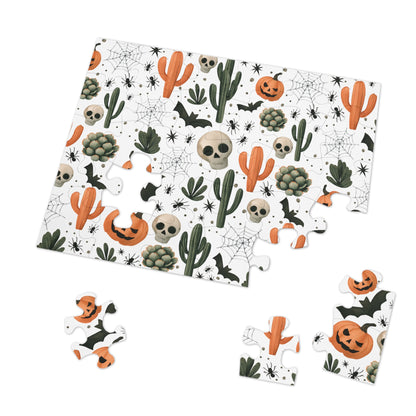 Halloween Puzzle with Tin Box