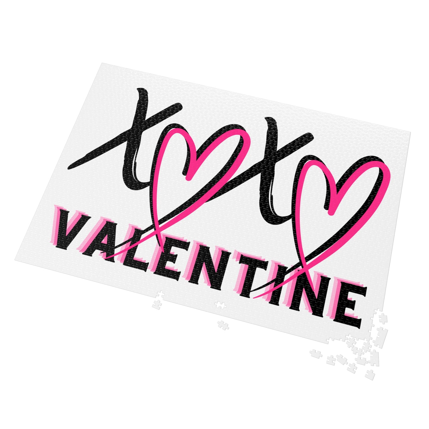 Valentines XOXO Jigsaw Puzzle — Romantic Tin Box Gift