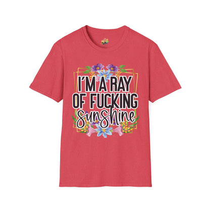 Ray Of Fucking Sunshine Graphic T-Shirt | Funny Bold Attitude Tee by Subbin4Sanity