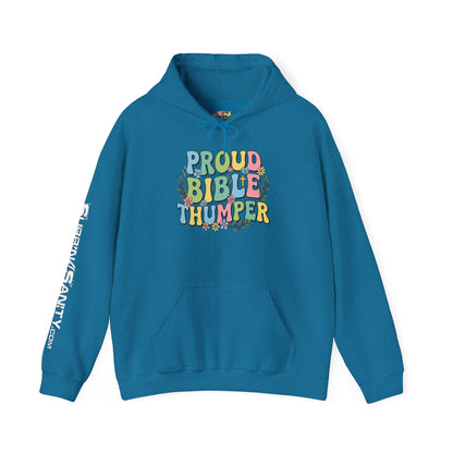 Proud Bible Thumper Multicolor Spring Easter Faith Hoodie