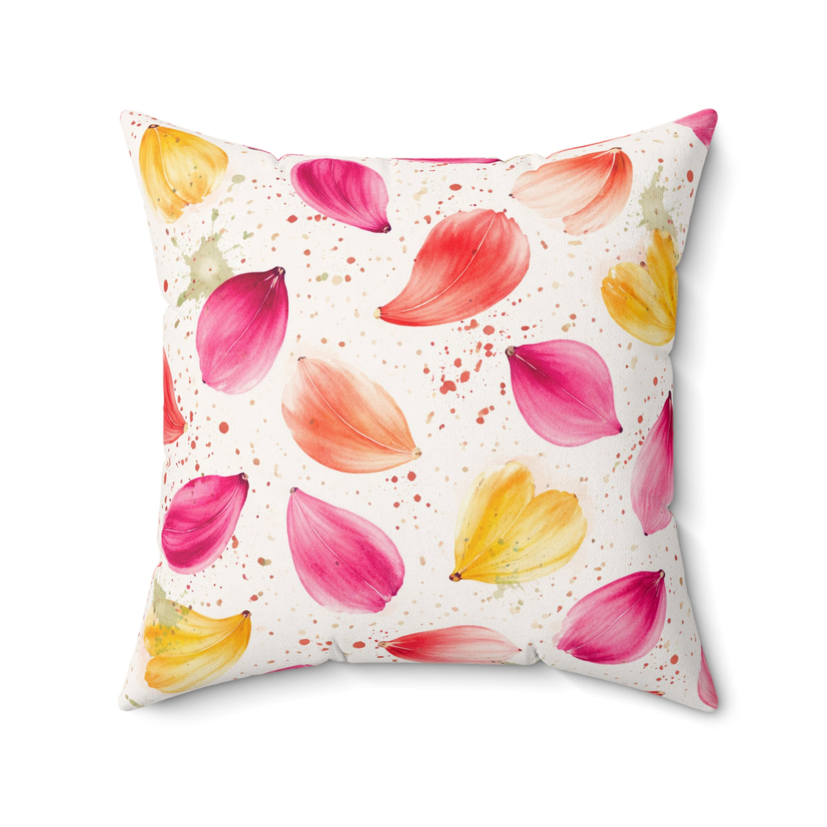 Petals & Petty Energy Double-Sided Throw Pillow | Floral Attitude Pillow by Subbin4Sanity