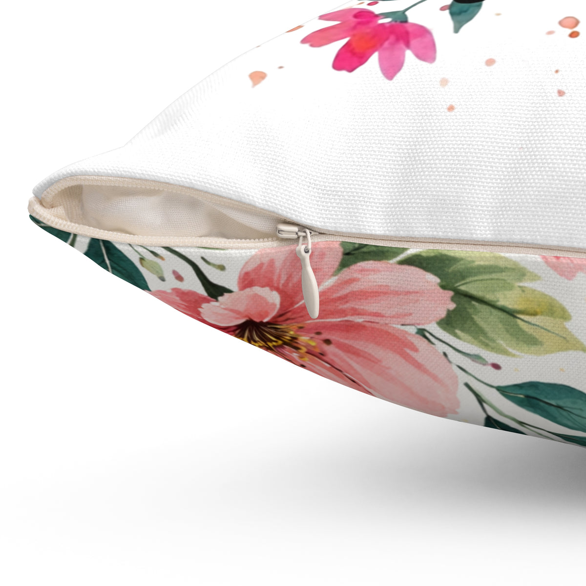 Spring Got Me Acting Different Double-Sided Throw Pillow | Floral Spring Statement Pillow by Subbin4Sanity