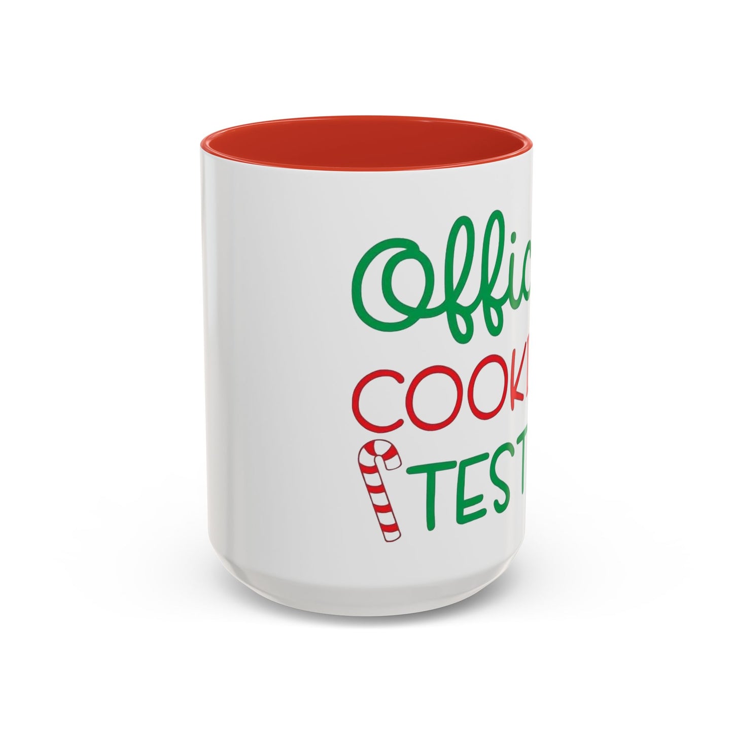 Christmas Coffee Mug, 11oz, "Official Cookie Tester"