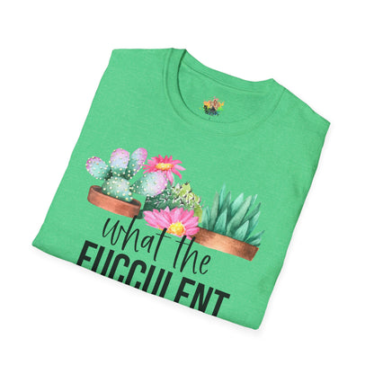 What The Fucculent Graphic T-Shirt | Funny Plant Pun Tee by Subbin4Sanity