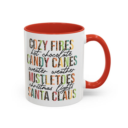 Christmas Coffee Mug, 11oz, Sweater Weather Quote -