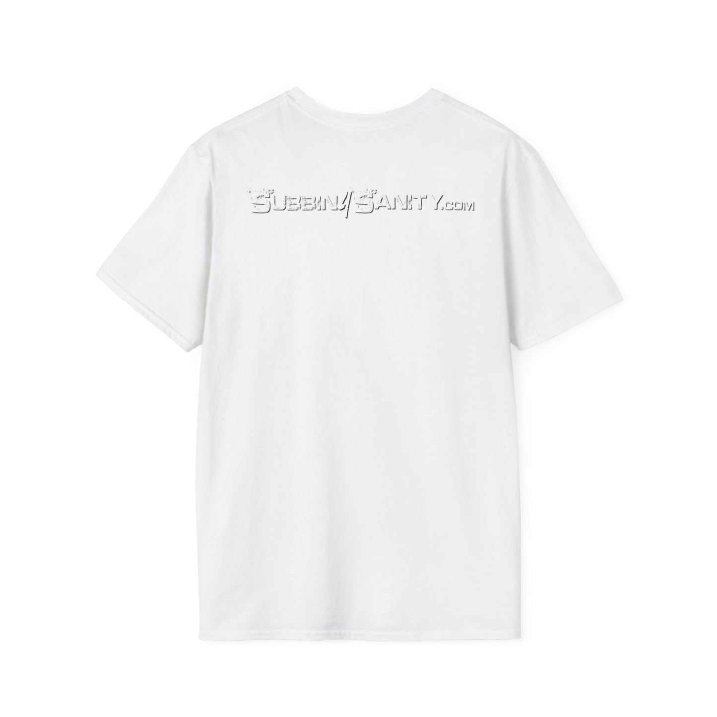 Christmas DTG Softstyle Tee "gunna go lay under the christmas tree and remind my family im a gift"